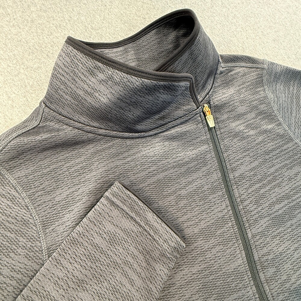Champion Assymetric Zip Fleece Jacket - Size LARGE